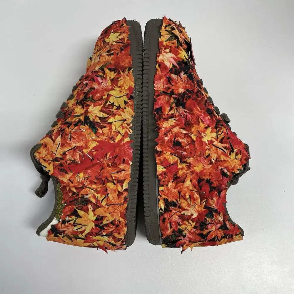 Nike Air Force 1 Low LX Leaf Camo IM8062 368 Size 9 Orange Green Fall Hunting